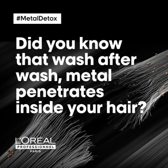 Picture of L'Oréal Professionnel Metal Detox Sulphate Free Shampoo 300ml for breakage & colour protection against hard water