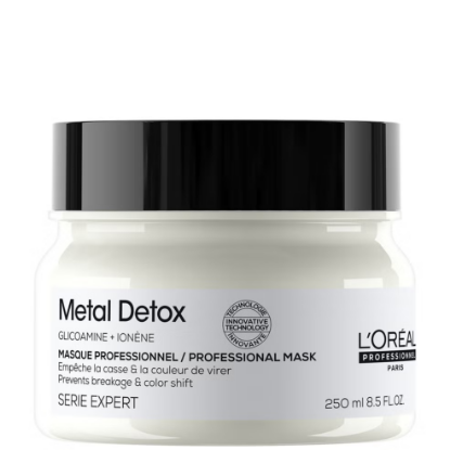 Picture of L'Oréal Professionnel Metal Detox Nourishing Hair Mask 250ml for breakage & colour protection against hard water